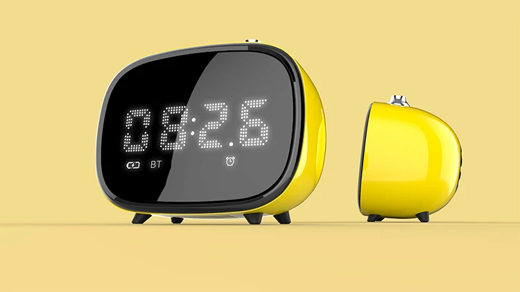 2019 New Arrival Fashion Design Multi-functional LED Screen Wireless Kids Bluetooth Speaker With Alarm Clock And FM Radio - ANKUX.COM