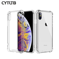 

CYTLTB 1.5mm High Clear Cover For iPhone XS Case Clear Tpu Transparent Cellphone Cell Phone Case For iPhone X XR XS MAX Case