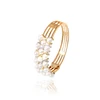 51393 High Quality Hot Wedding Exquisite broad beautiful pearl bangle