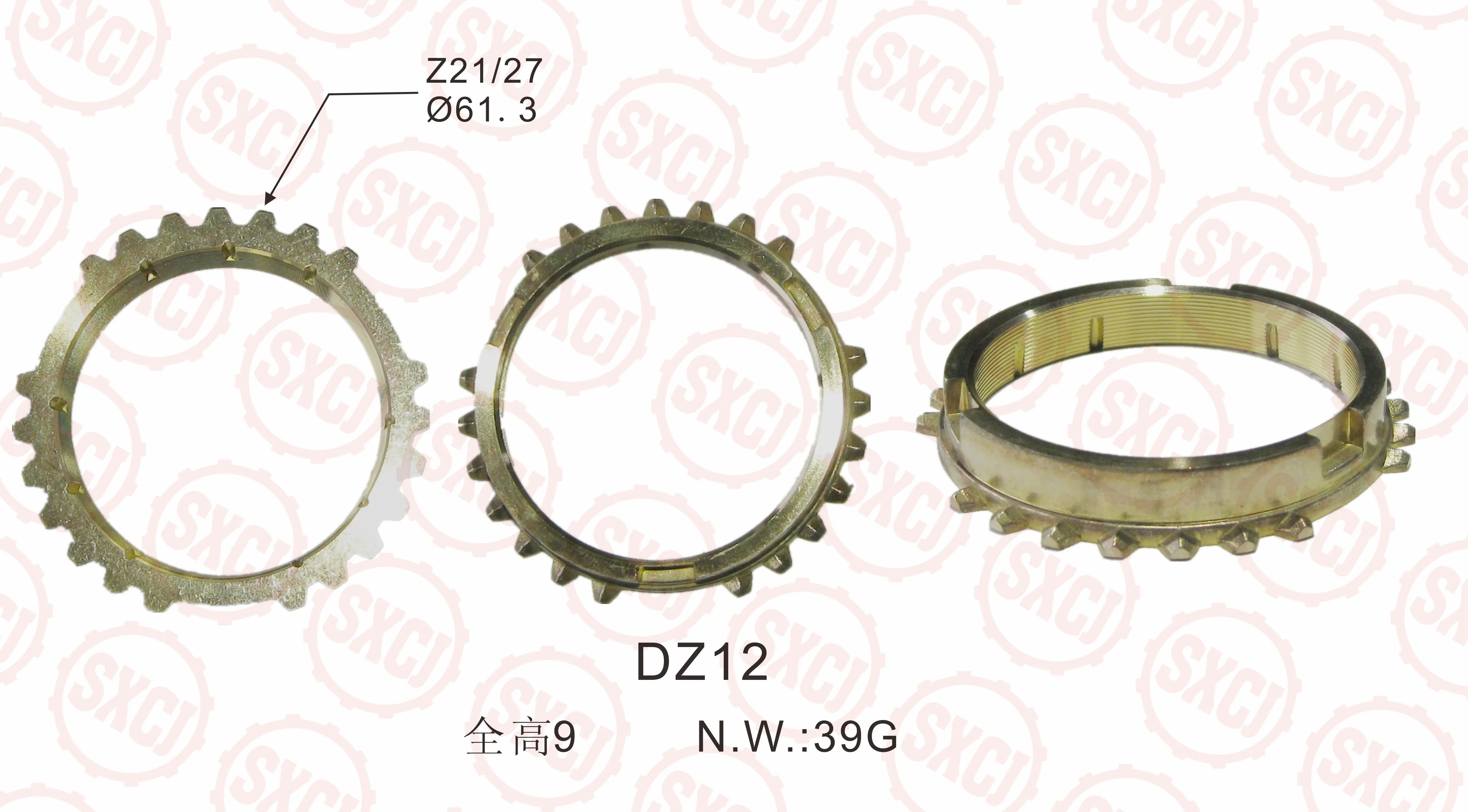 Die Casting brass synchronizer ring gear design for car 24431-82140