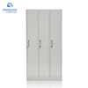 Modern steel clothes almirah with mirror steel cupboard locker closet wardrobe design detachable bedroom furniture