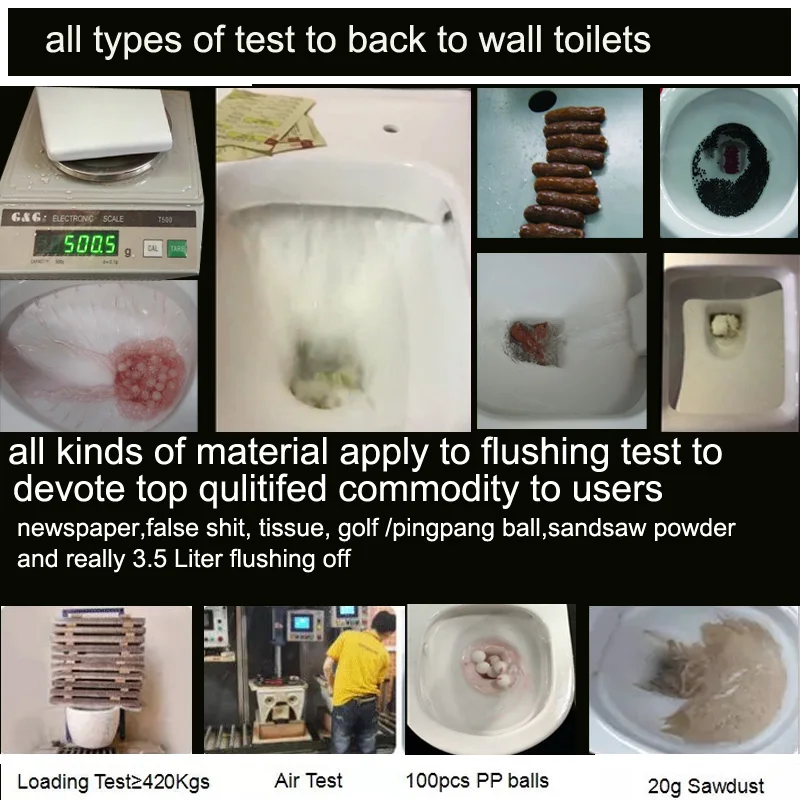 test  toilet bowl  ba