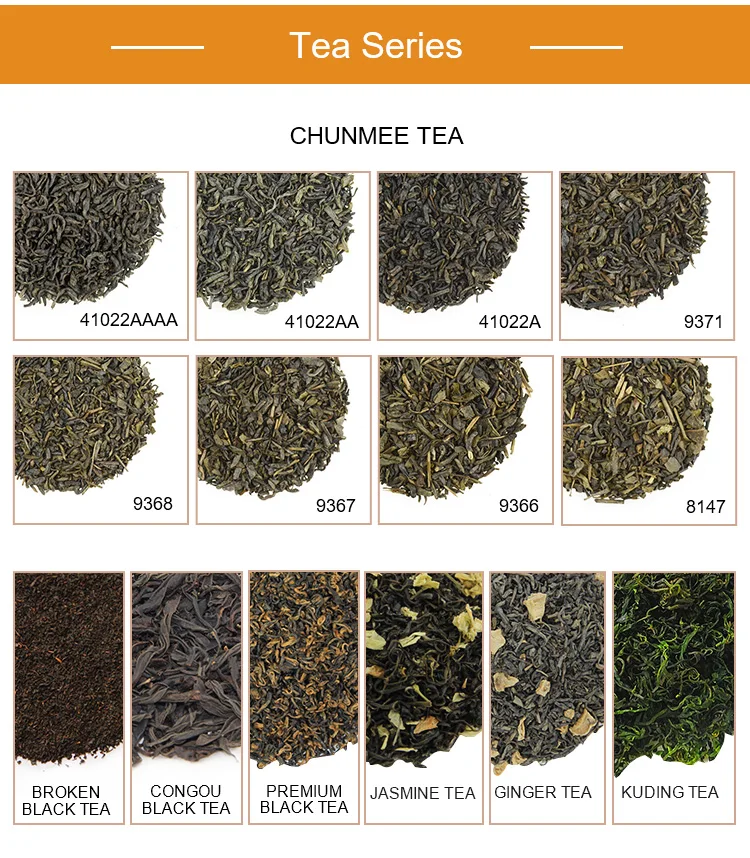 Gree tea China CHUNMEE GREEN TEA 41022AAAAAA the vert de chine Chunmee tea price