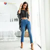 Chinese shanuoint brand black strapless shoulder sleeveless personal chiffon blouse linen top girls hot style