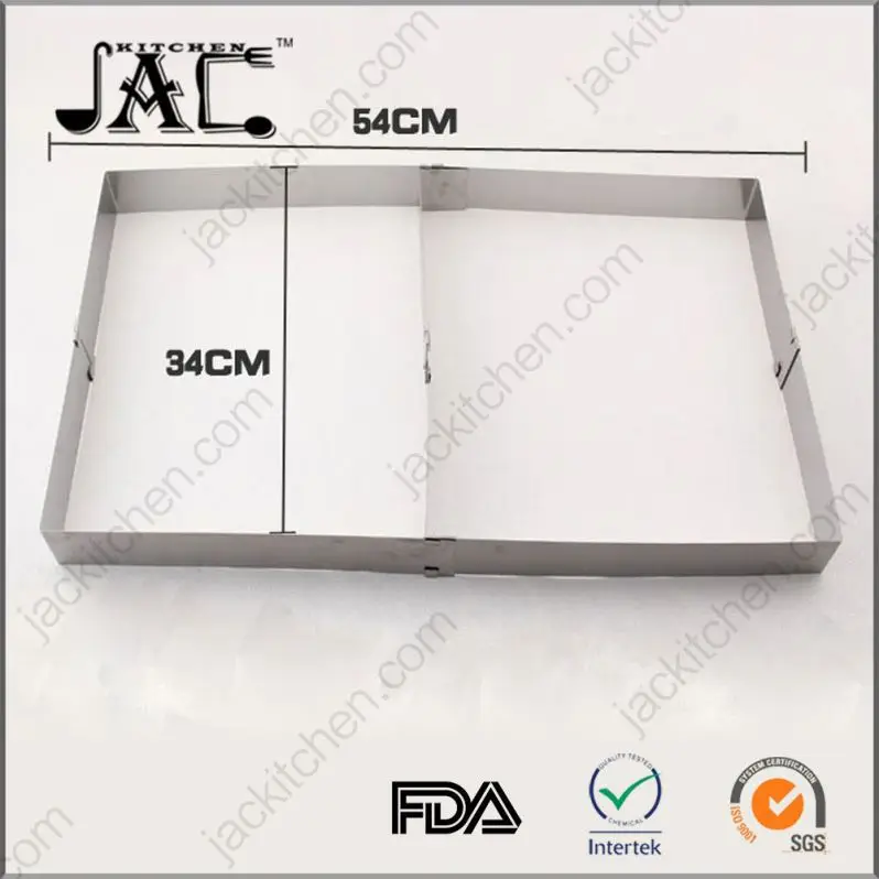 Soft Stainless Steel Adjustable Baking Mold