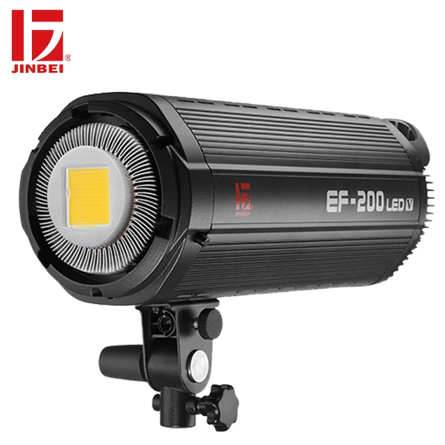 

JINBEI EF-200 200W Photographic Strobe Lights 5500K LED Video Light Continuous Output Dimmable Lamp Bowens Mount for Studio Use