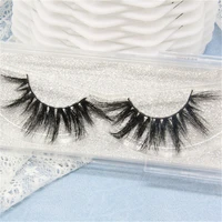 

Hot Sell Long Eyelash 25MM Lashes Wholesale 3D Mink Eyelashes