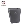 Indoor Standard Size PU Leather Waste Bin for Hotel Rooms