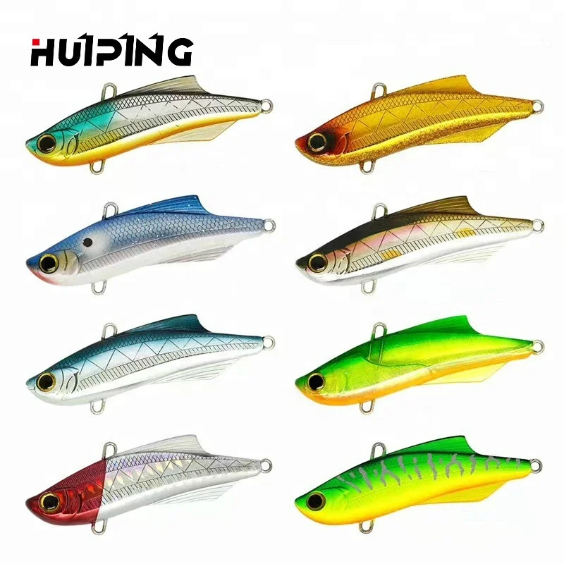 

Fishing Lures Wholesale 70mm 20g VIB Lure Wobbler Bass Fishing Sinking Bait Winter Fish V070, Vavious colors