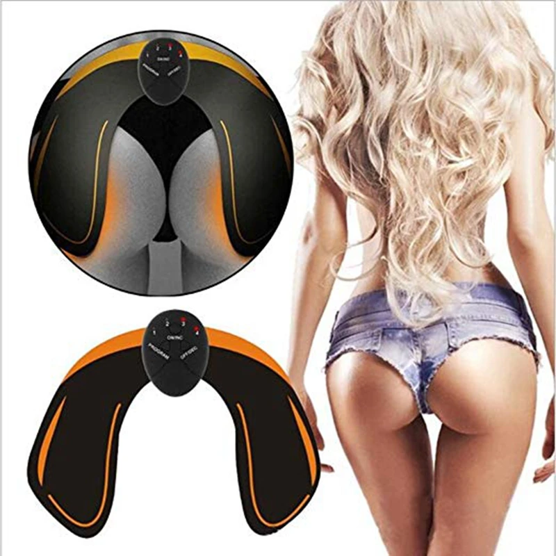 

EMS Hips Trainer, 6 Modes Smart Easy EMS Hip Trainer Buttocks Butt Lifting Lift Up Body Fitness DIY For Men Women, As picture