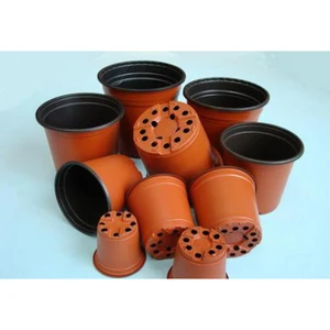 Image of 10 11 12 13 14 15 16 17 19 cm round small nursery pots for flowers 4 inch nursery container cheap flower pot for garden