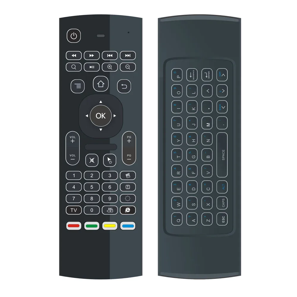 Shenzhen 2.4G backlight air mouse mx3 remote controller