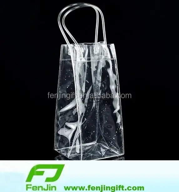 plastic wine ice bags