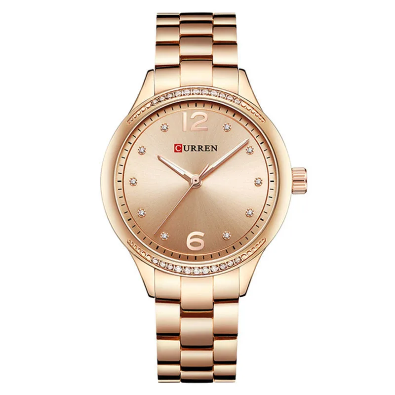 

CURREN 9003 Watch Women Casual Fashion Quartz Wristwatches Crystal Design Ladies Gift relogio feminino
