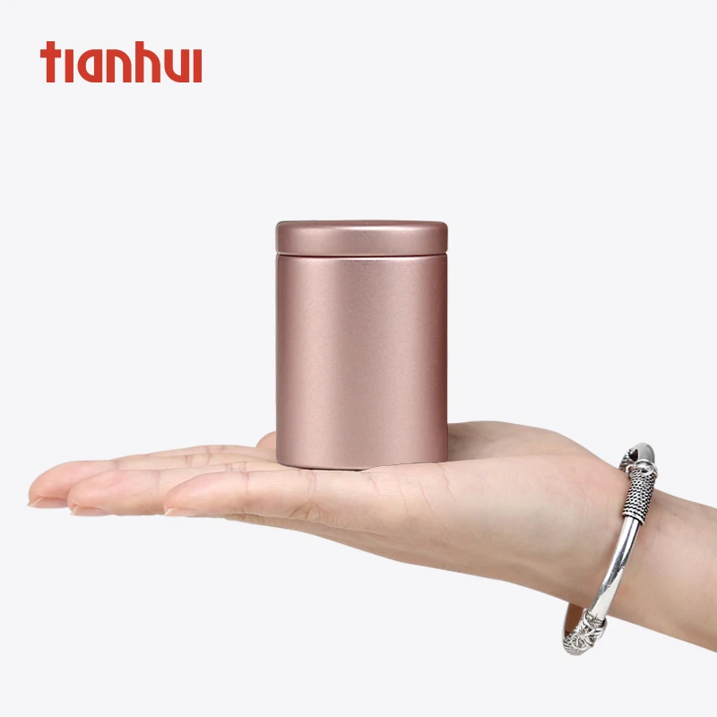 
Aluminum tin canisters custom candy tea metal tin box packaging wedding favors 