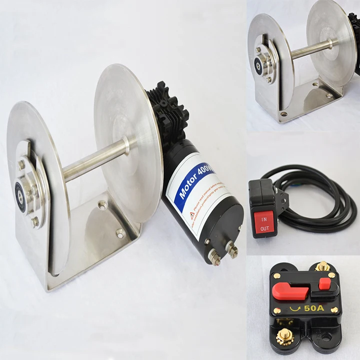 Capstan Winch Used For Anchor Lifting,12v Electric Capstan Winch Without Gear Box Used For