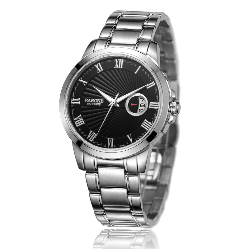

Luxury brand men's sports watch wrist stainless steel back 3atm water resistant watch, N/a