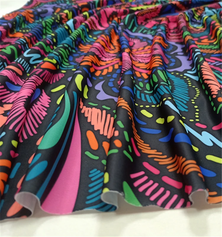 Custom Polyamide Stretch Wholesale Spandex Printed Swimwear Fabric