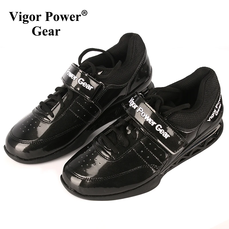 

Vigor Power Gear High Quality Weight Lifting Shoes Powerlifting shoes Squat Shoes For Weight Lifting Exercise Training, Black