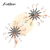 Fulljion Explosion String Hook Pesca with Hose 8 12 Carbon Steel Hooks Prevent Winding Lines
