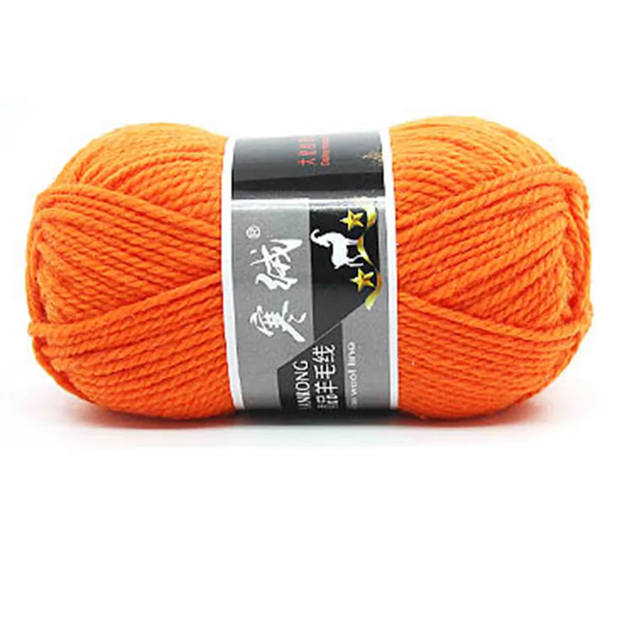 
COOMAMUU Thick Australia Wool Yarn Suitable For Hand knitting Scarf Sweater Hat Woolen Weaving Crochet Thread Hand Craft Supply 