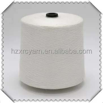 
AA grade ppt nylon viscose 100% core spun raw white yarn 28s 