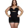 Women latex zipper waist trainer private label workout shapewear bodysuits steel boned slimming corset shapers