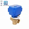 CWX-15Q12v DC Water Electric DN1/4 DN 15 Motorized 3-way Ball Valves