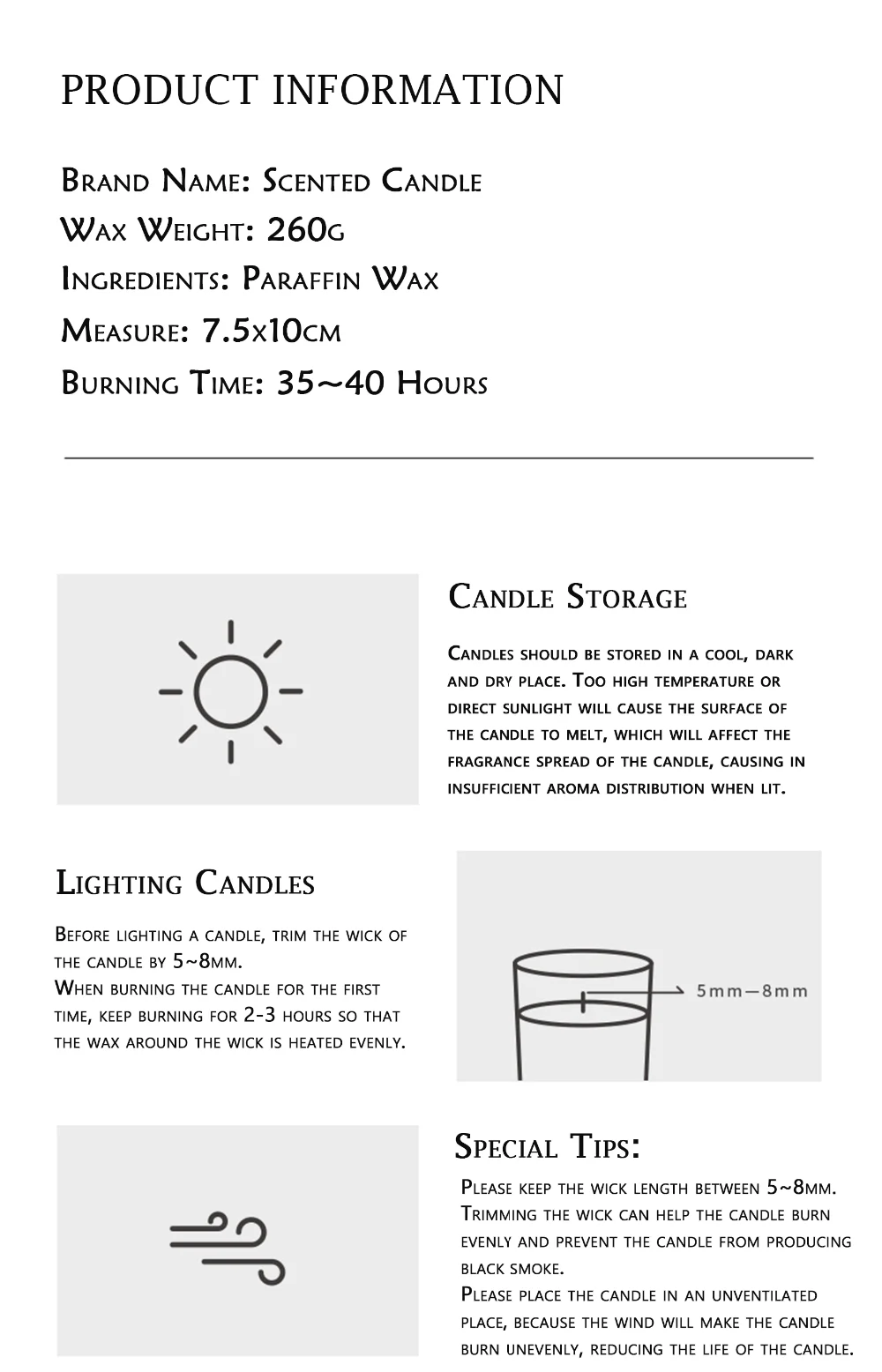 Classic Popular Matte Color Candle Jar Scented Candle Long Burning