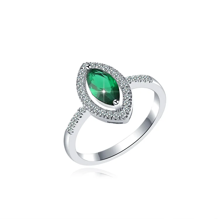 

925 Sterling Silver Ring with colour stone ring