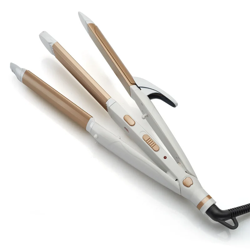 
3 In 1 Fast Mini Professional Ceramic Flat Iron Hair Straightener Hair Curler 
