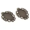New Zinc Alloy connector link etting blank mounting antique vintage imitation old imitation antique bronze color plated 1139778