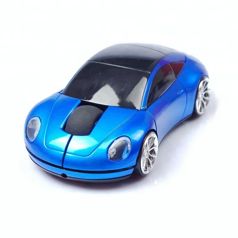 

Gift with led lamp 3D wireless mouse car, Silver;black;orange;green;red;pink;etc