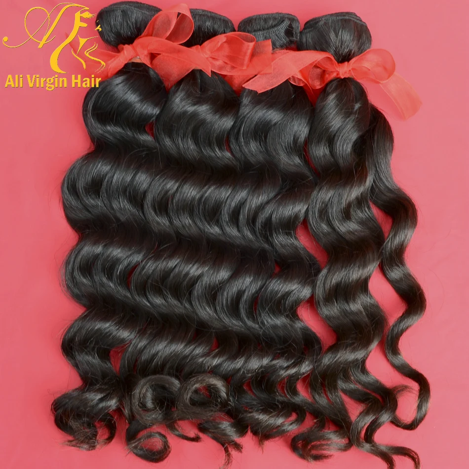 

Virgin Eurasian Hair Weft Natural Wave 100% Virgin Human Color 1B 3.5oz/pc 3pcs/lot Guangzhou Hair Extension Free Shipping