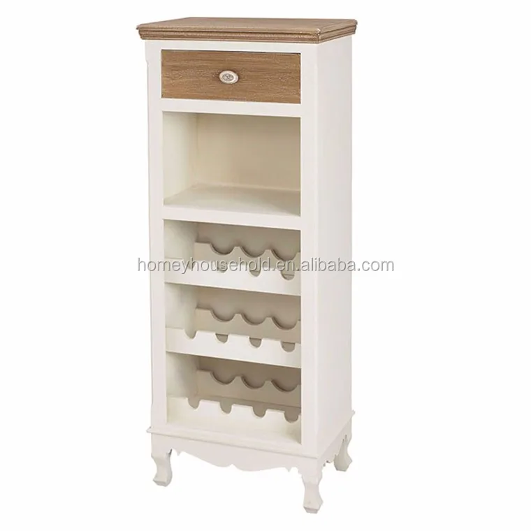 Chae Shabby Chic Tall Drinks Cabinet Wine Rack On Alibaba Com