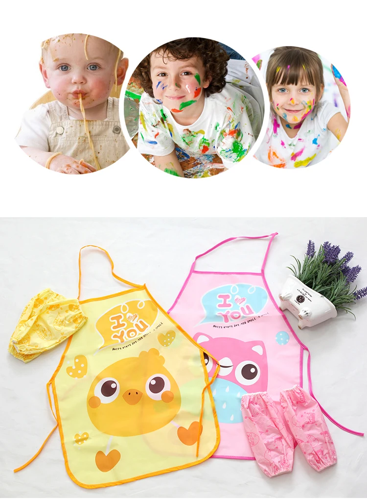 Bavoir Impermeable Et Anti Salissure Pour Bebe Mignon Tablier De Maternelle Pour Peinture Ou Manger Buy Kids Apron Aprons For Kids Baby Apron Product On Alibaba Com