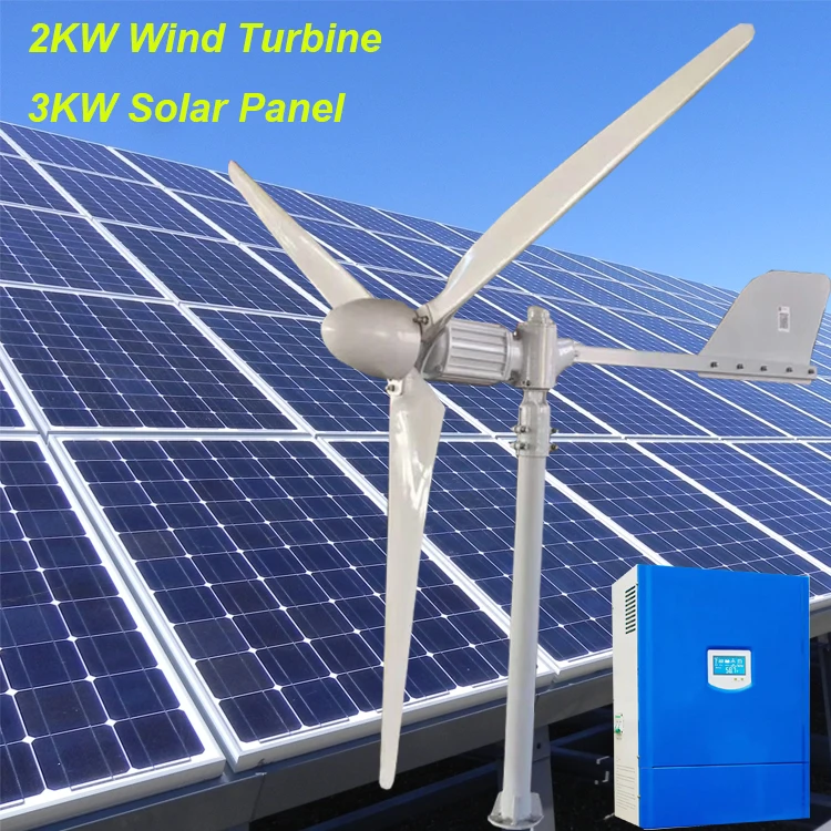 5kw Wind And Solar Energy Systems Buy Wind And Solar Energy Systemswind Solar Hybrid Power System Projecthome Wind Solar Hybrid Power System