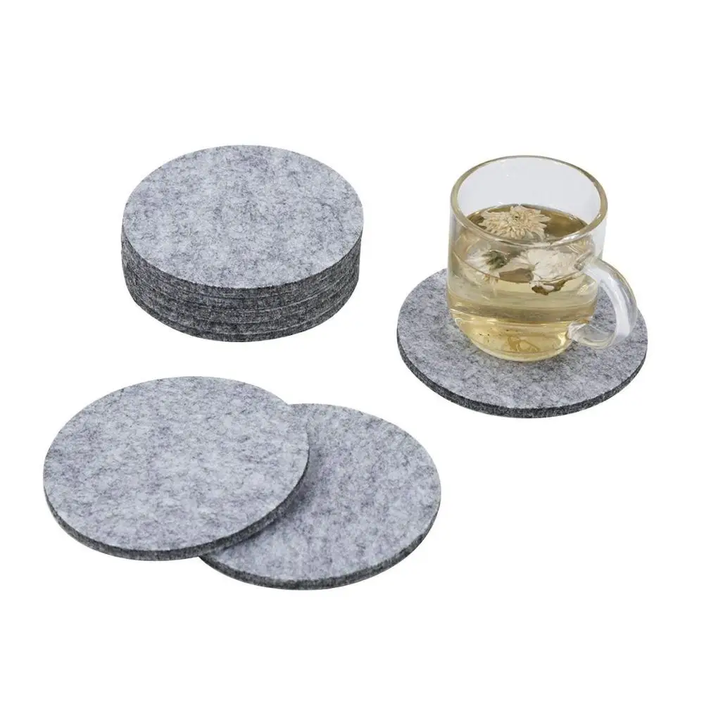 

Wholesale kitchen serving sets cheap christmas drink felt coasters