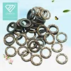 Hollow circle shape hot fix dome studs for clothes decoration