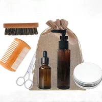 

Private Label Natural Organic Beard Balm Beard Growth Oil Trimming Beard Grooming Kit