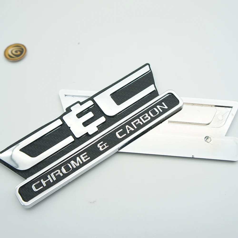 Customized Abs Chrome Carbon Fiber Badges 3d Car Emblems Buy Custom