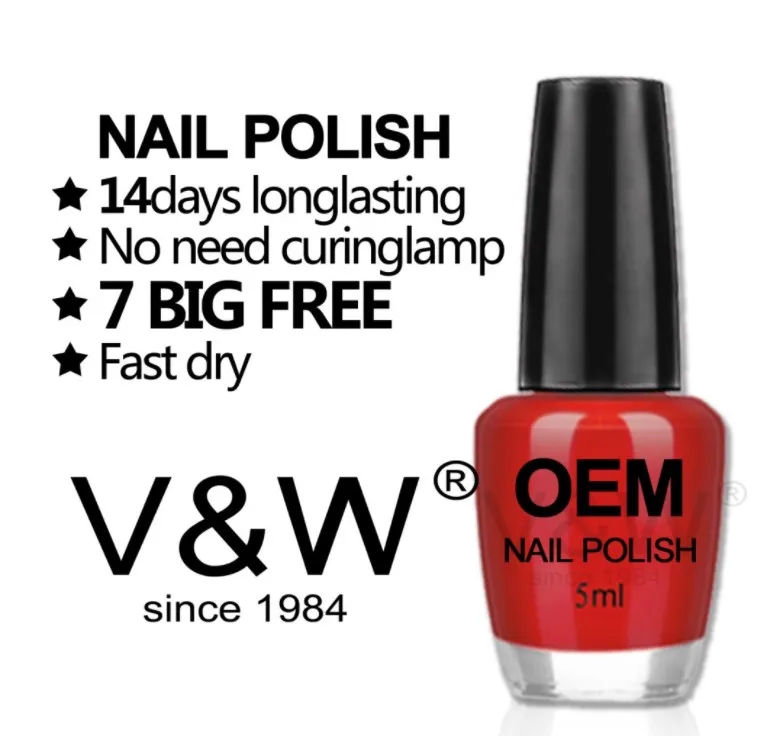 Water base no smell last 14 days polish nail art oem nail polish