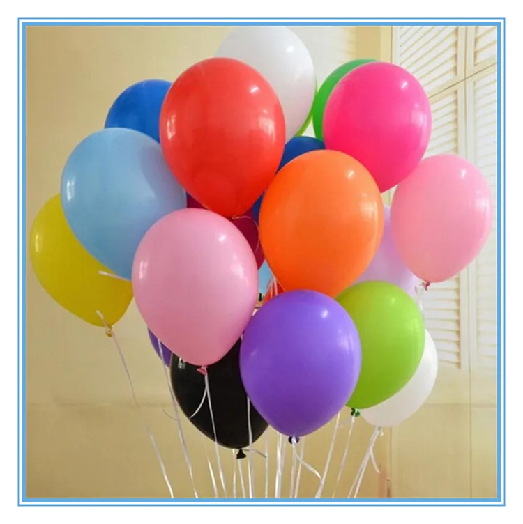 
[Factory] [OEM amazon supply]12' 100% latex balloon standard pastel chrome metallic color plain latex balloons 