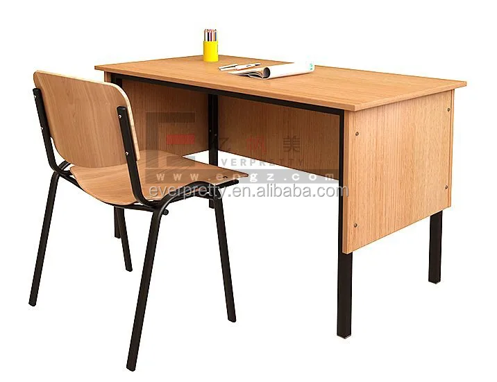 Hot Selling School Furniture Teacher Desk Indonesia Wood Classroom