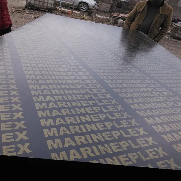
Waterproof formwork plywood for construction hot press brown film faced plywood 