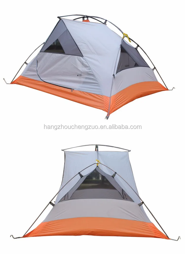 High-end Foldable Aluminum Pole Double Layers 2-3 Person Waterproof RipStop Camping Tent, CZX-044B Ripstop Tent,Mountain Tent