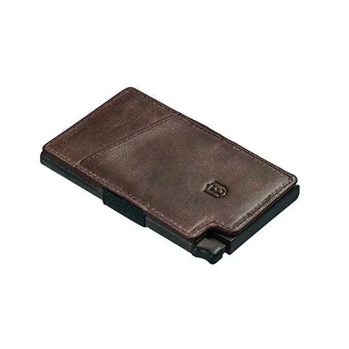 

Slim Leather Wallet RFID Blocking Quick Card Access RFID Blocking Leather Wallet card holder