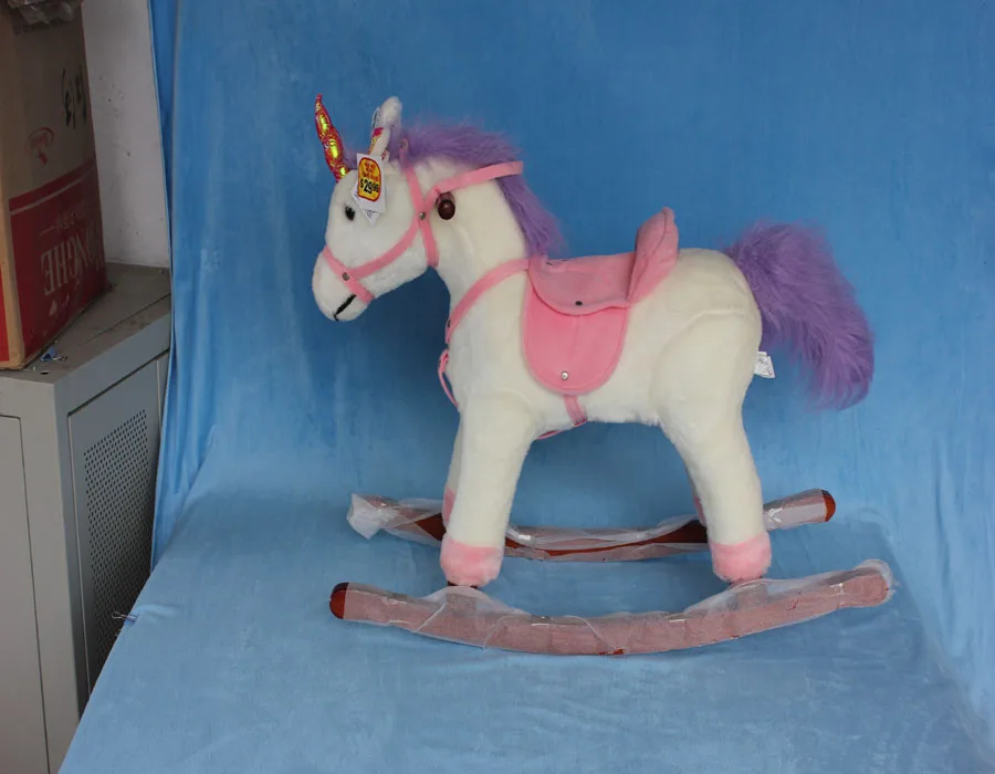 plush rocking unicorn