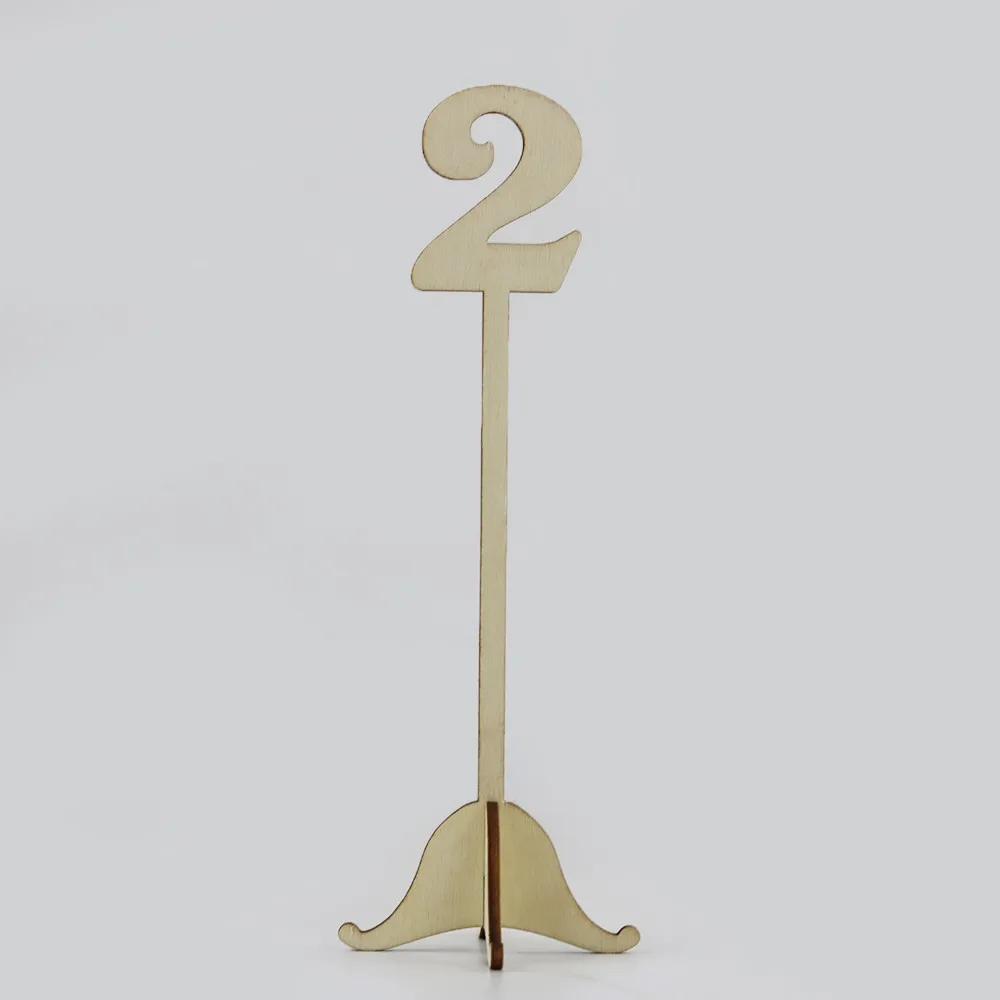 Custom Beautiful Wooden Table Number Stand For Wedding Supplies Buy