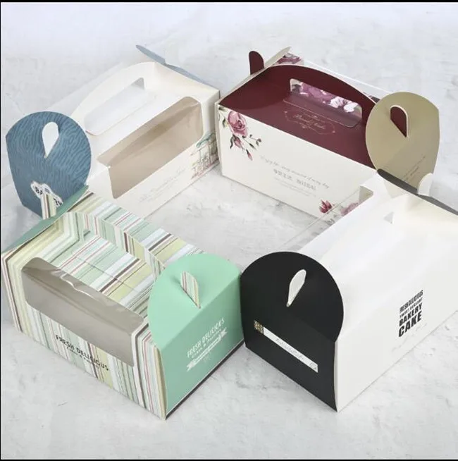 Rectangle Takeout Roll Cakes Dessert Pastries Container Plastic Box Holder Buy Cakes Dessert